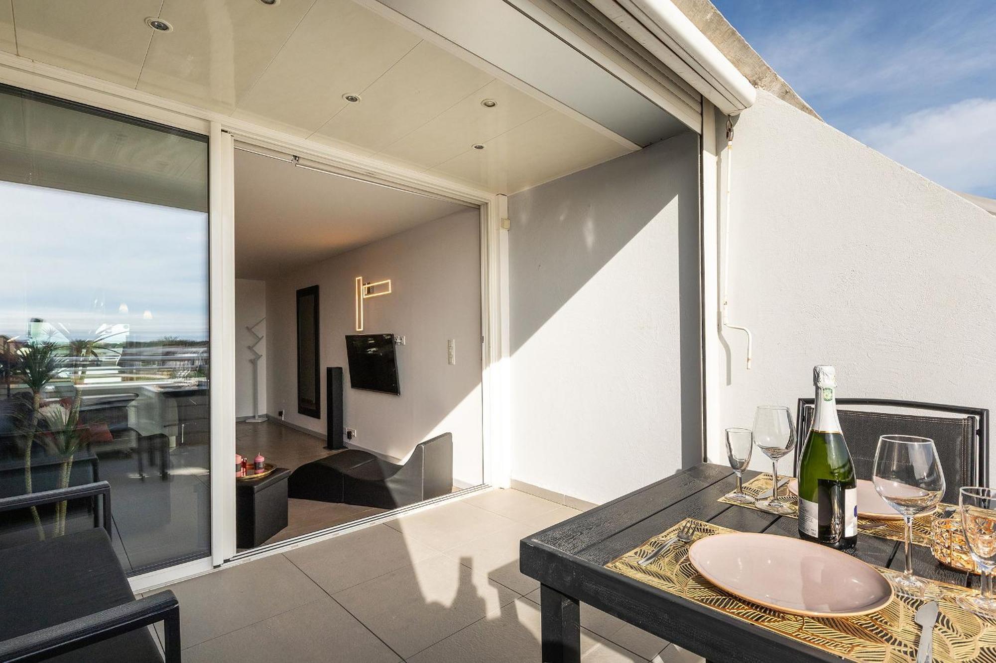 Grand Appartement 40 M2 Climatisé au village naturiste Agde Extérieur photo